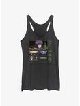 Ghost in the Shell Section 9 Collage Girls Tank, BLK HTR, hi-res