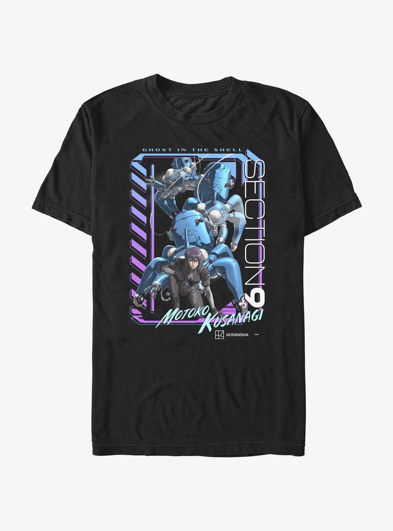 Ghost in the Shell Section 9 Motoko Kusanagi T-Shirt, , hi-res