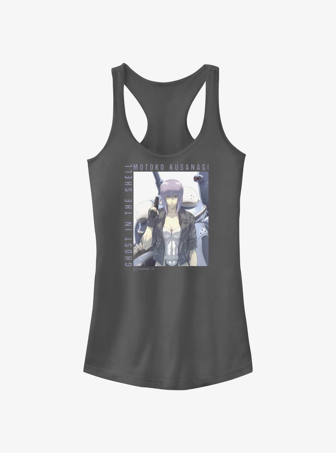 Ghost in the Shell Motoko Kusanagi Poster Girls Tank, CHARCOAL, hi-res