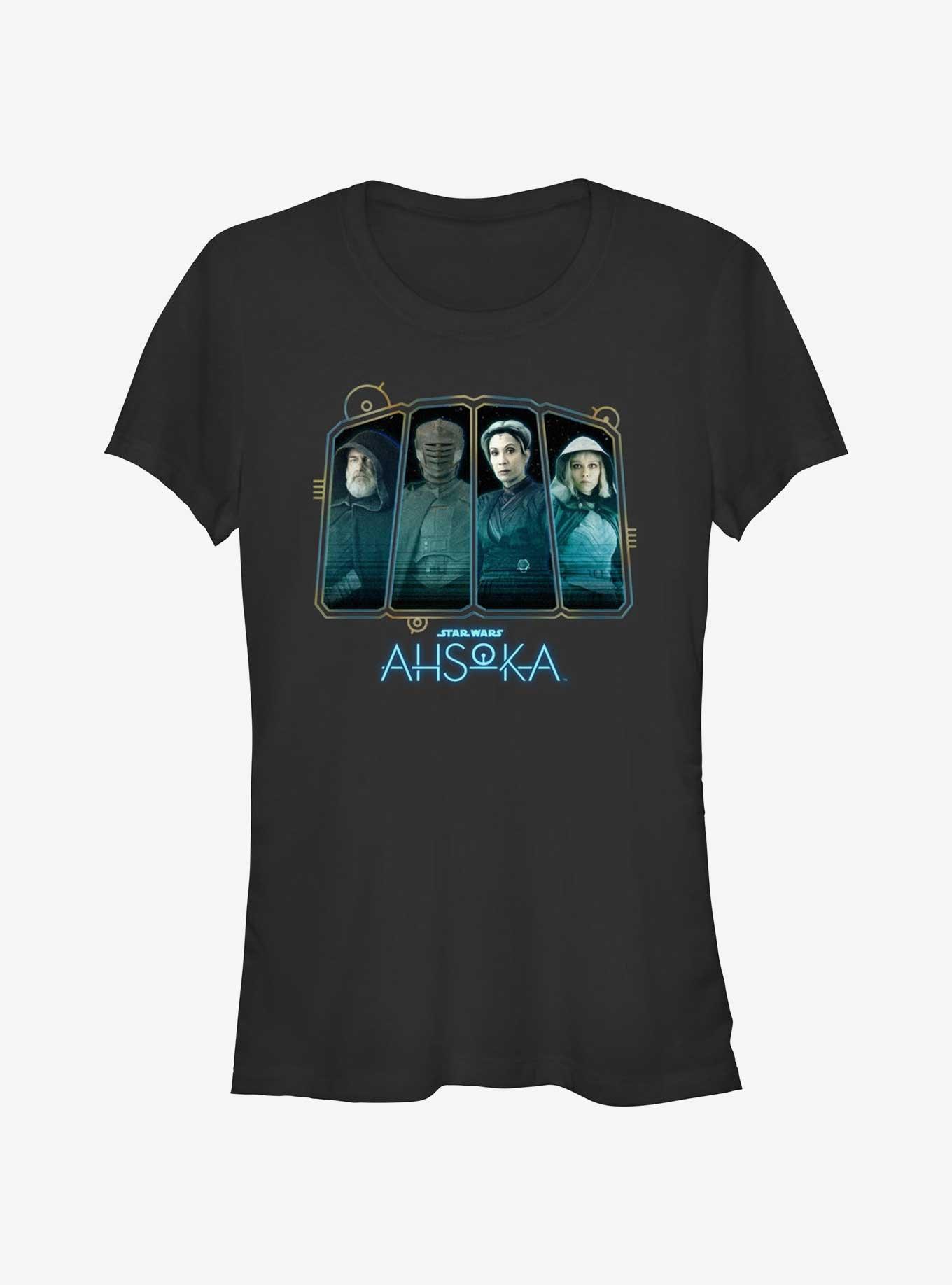 Star Wars Ahsoka Villain Panels Girls T-Shirt, BLACK, hi-res