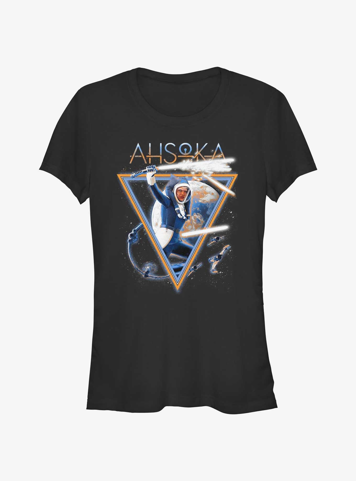 Star Wars Ahsoka In Space Girls T-Shirt Hot Topic Web Exclusive, , hi-res