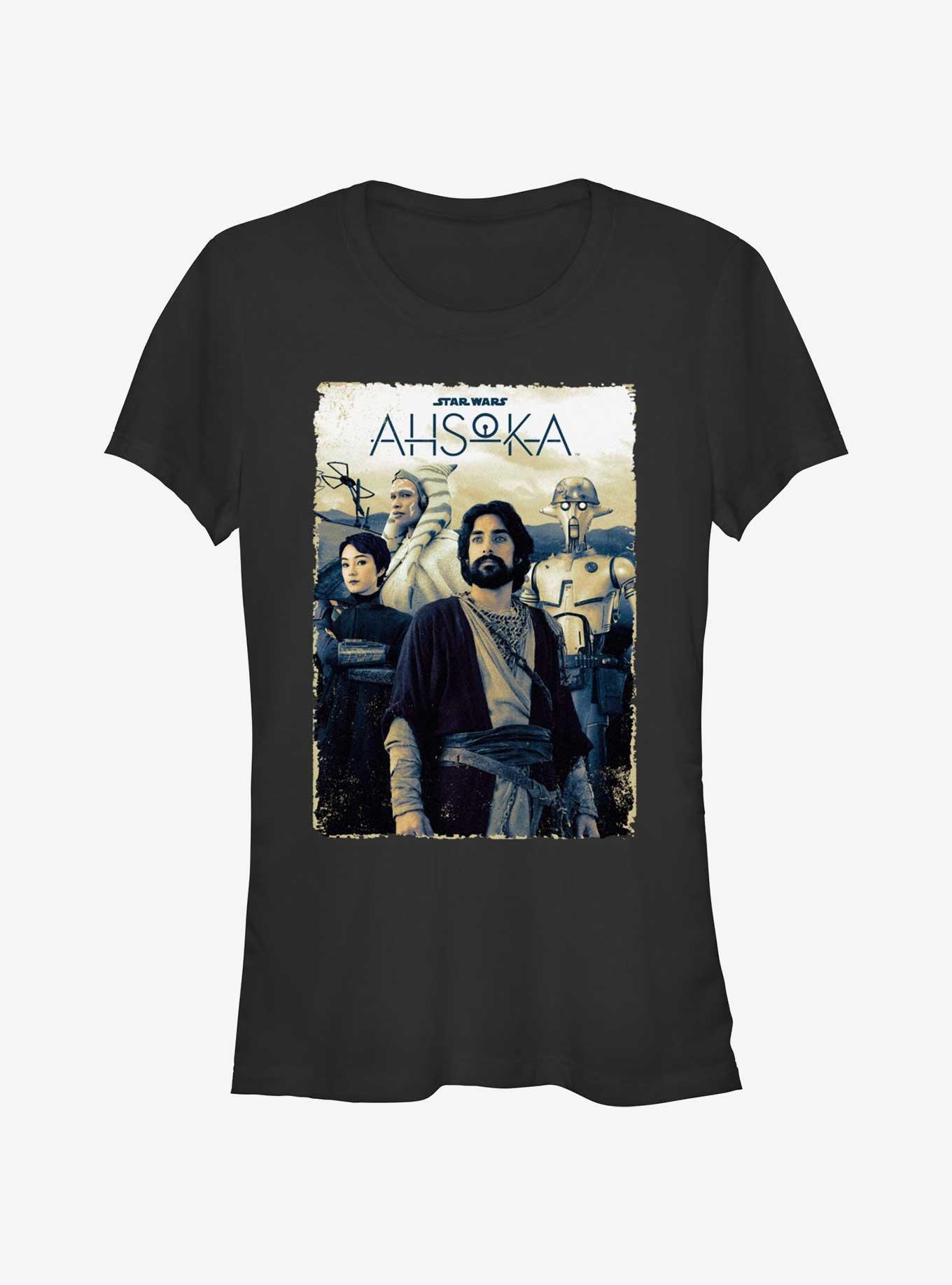 Star Wars Ahsoka Sabine Wren Ahsoka Ezra and Huyang Rebels Poster Girls T-Shirt, , hi-res