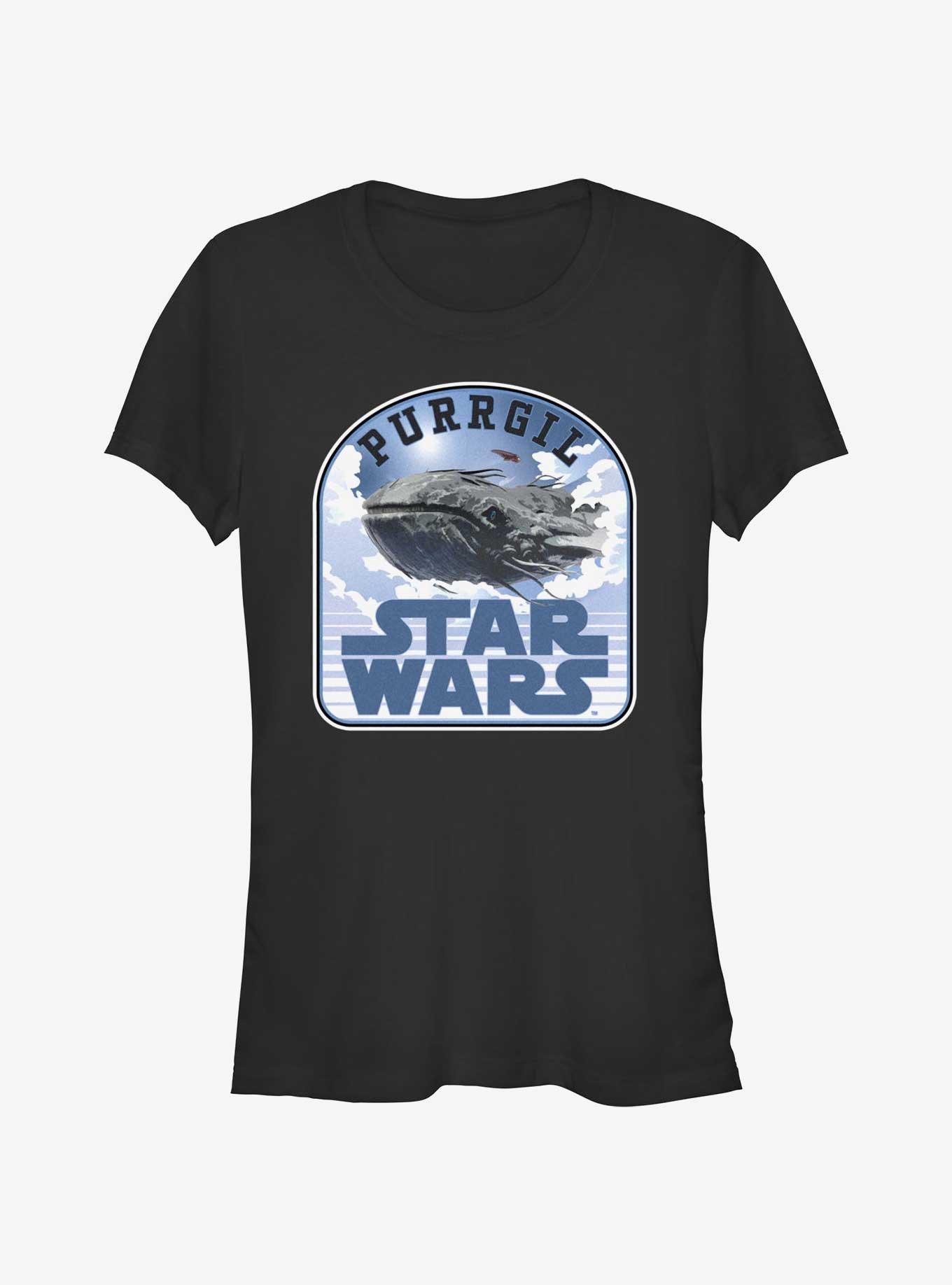 Star Wars Ahsoka Purrgil Girls T-Shirt, BLACK, hi-res