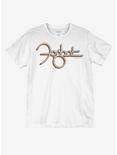 Foghat Logo Boyfriend Fit Girls T-Shirt, BRIGHT WHITE, hi-res