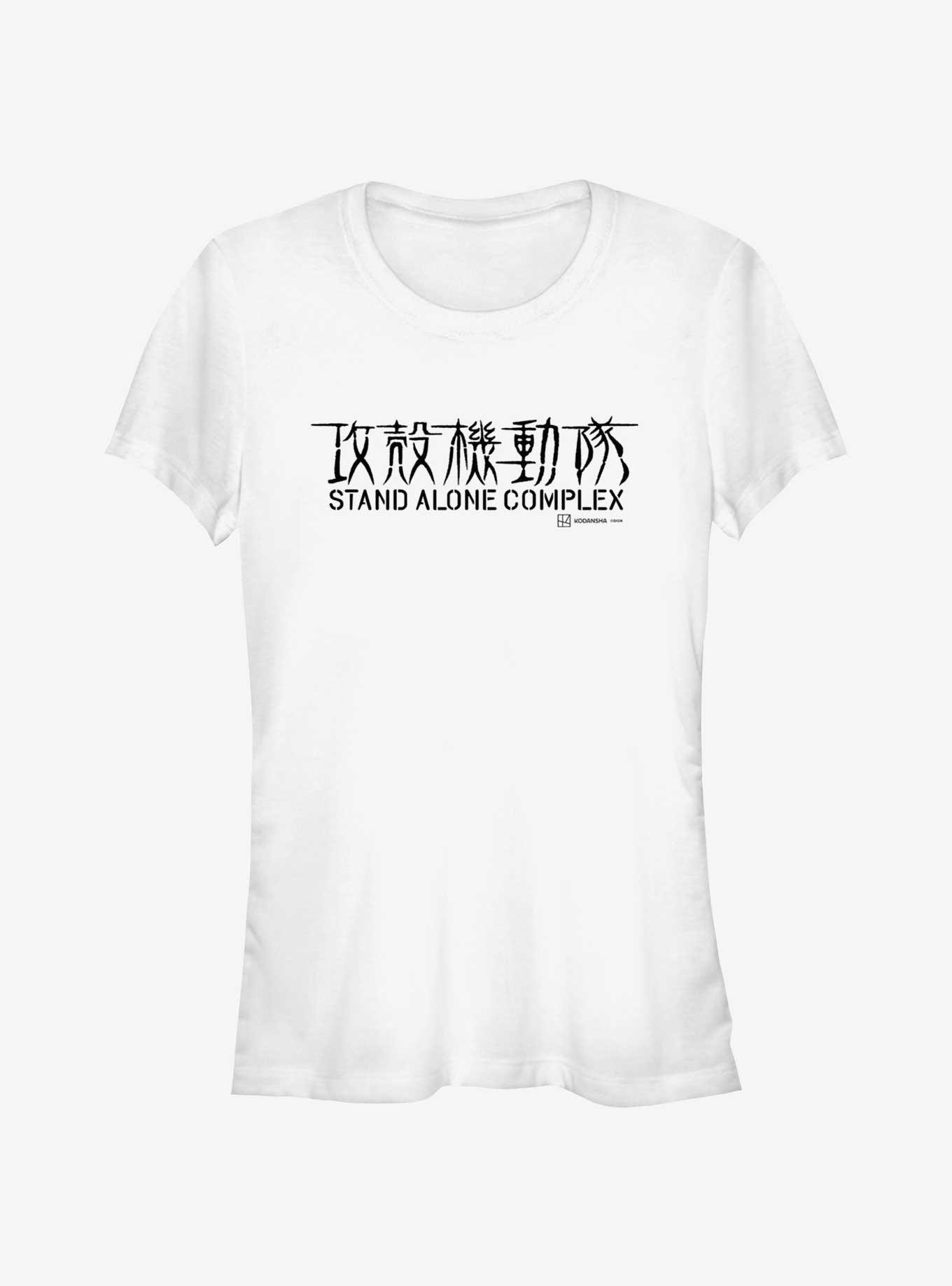 Ghost in the Shell Stand Alone Complex Logo Girls T-Shirt, , hi-res