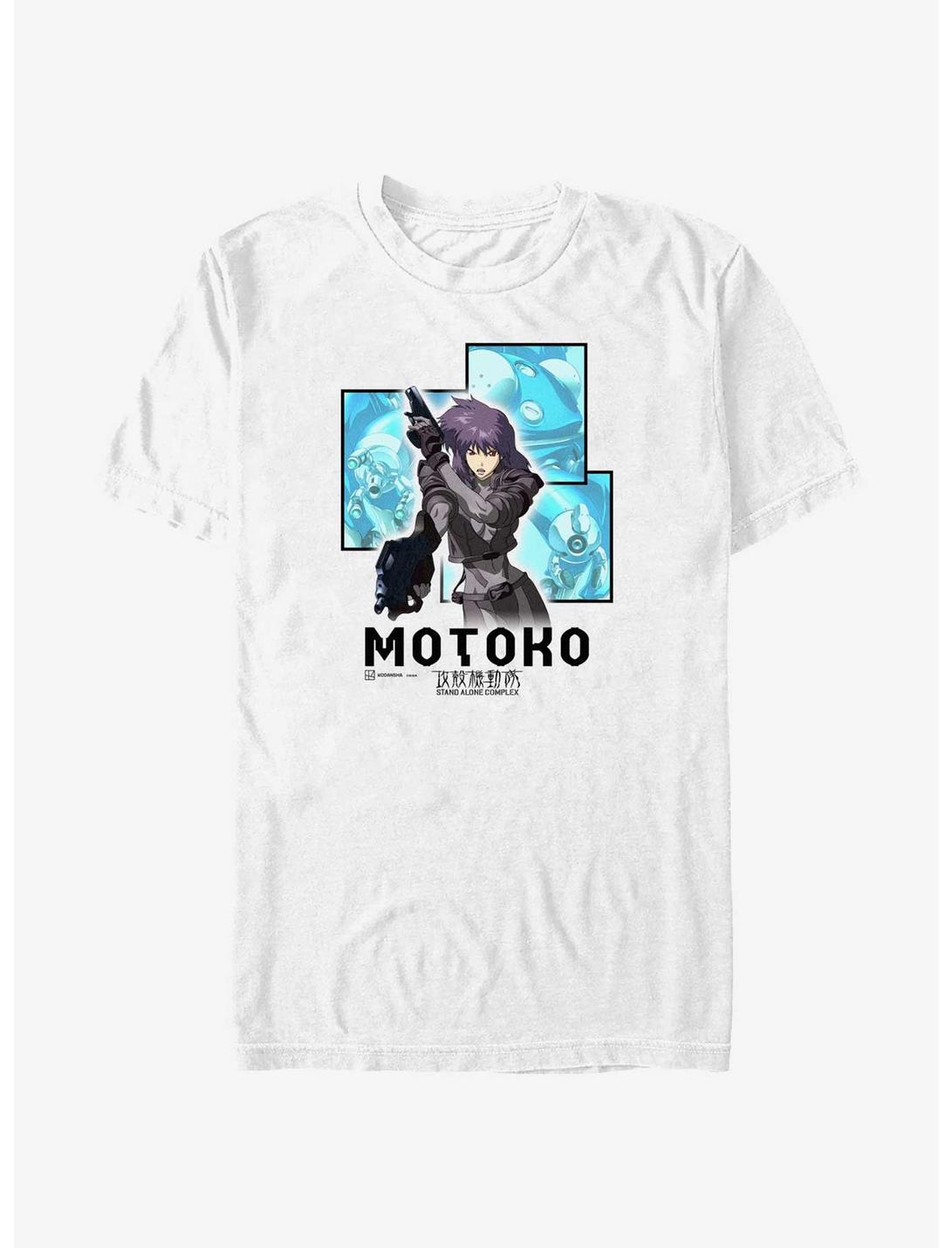Ghost in the Shell Major Motoko Portrait T-Shirt, WHITE, hi-res