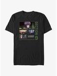 Ghost in the Shell Section 9 Collage T-Shirt, BLACK, hi-res