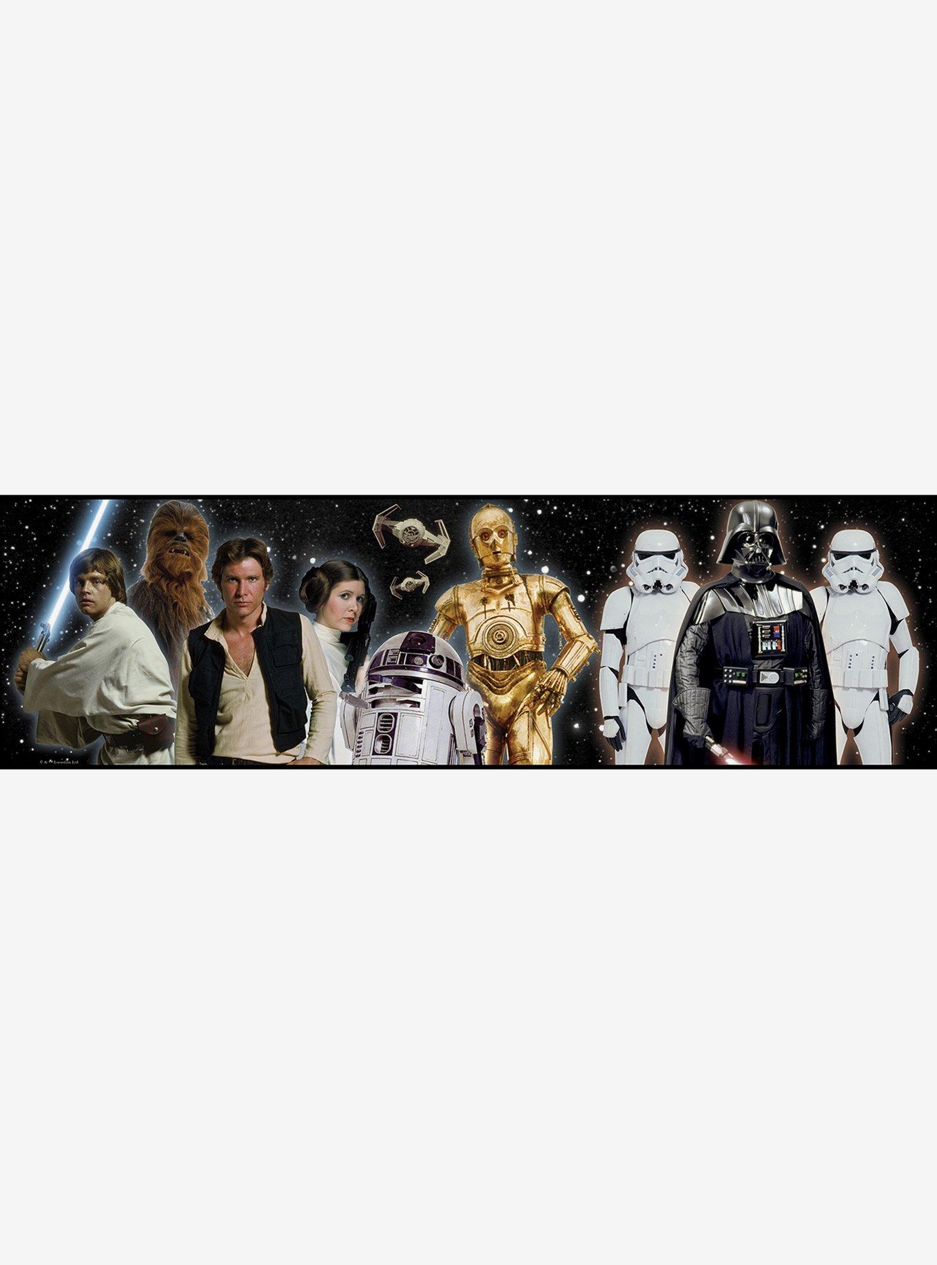 Star Wars Characters Red Peel & Stick Wallpaper Border, , hi-res