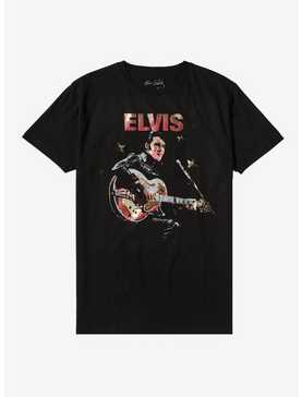 Elvis Comeback Special Glitter Logo Boyfriend Fit Girls T-Shirt, , hi-res