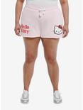 Hello Kitty Face Girls Lounge Shorts Plus Size, MULTI, hi-res