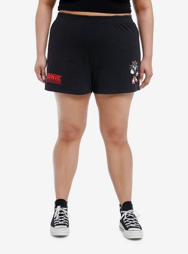 Sonic The Hedgehog Shadow Girls Lounge Shorts Plus Size Hot Topic