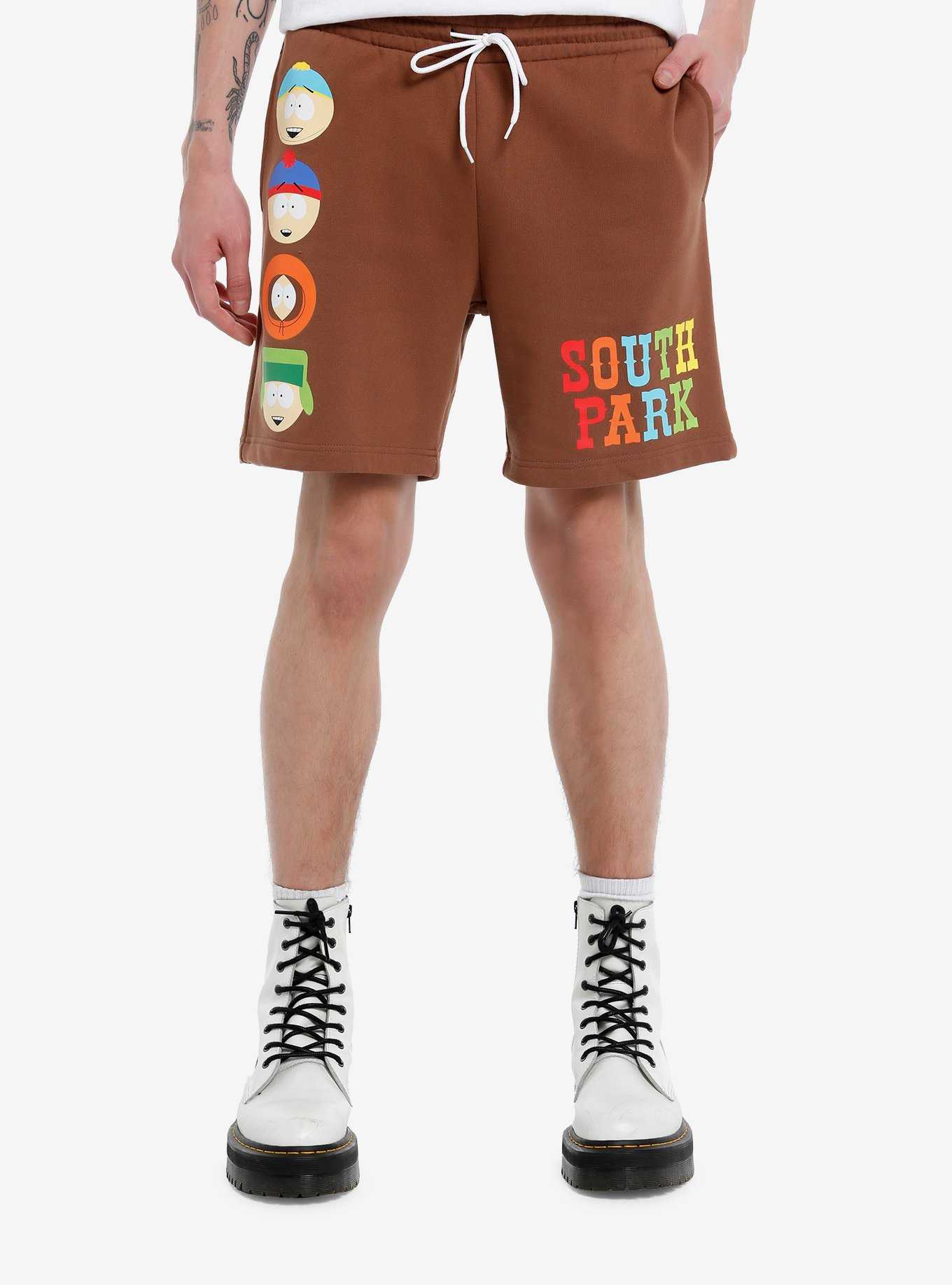 South Park Character Heads Fleece Shorts, , hi-res