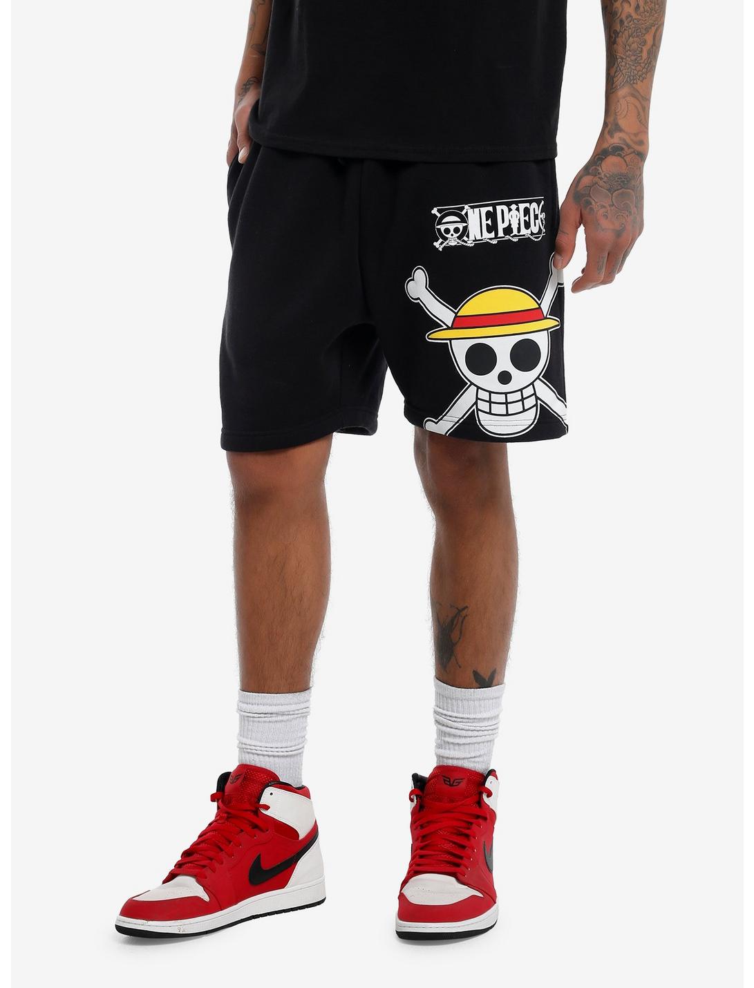 One Piece Straw Hats Jolly Roger Shorts, MULTI, hi-res