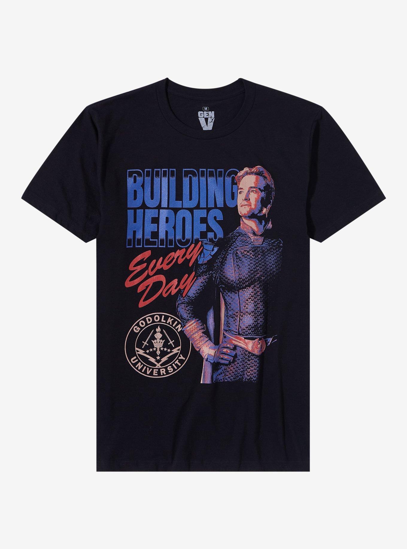 Gen V Homelander Poster T-Shirt, BLACK, hi-res