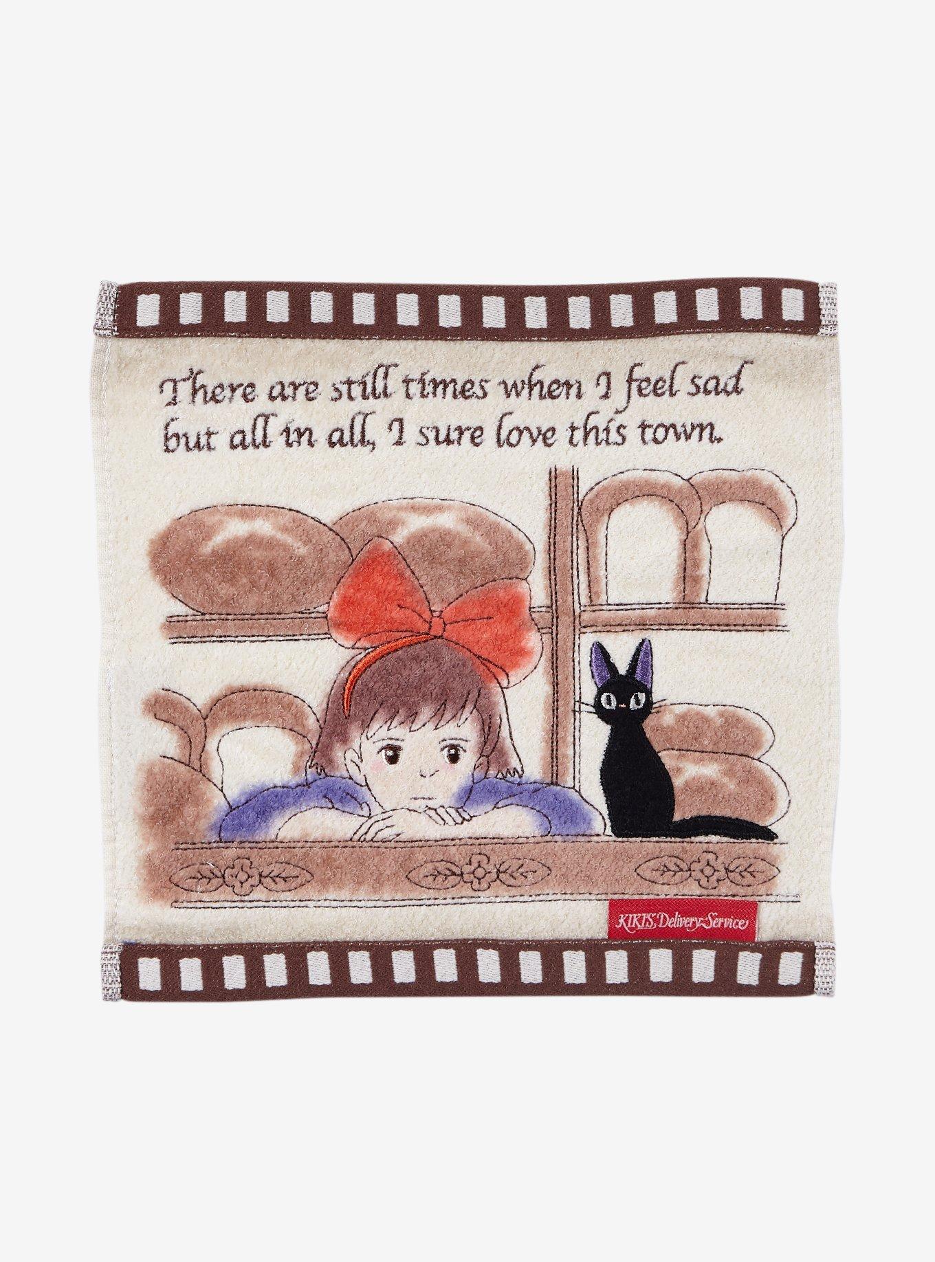 Studio Ghibli Kiki's Delivery Service Jiji & Kiki Washcloth, , hi-res