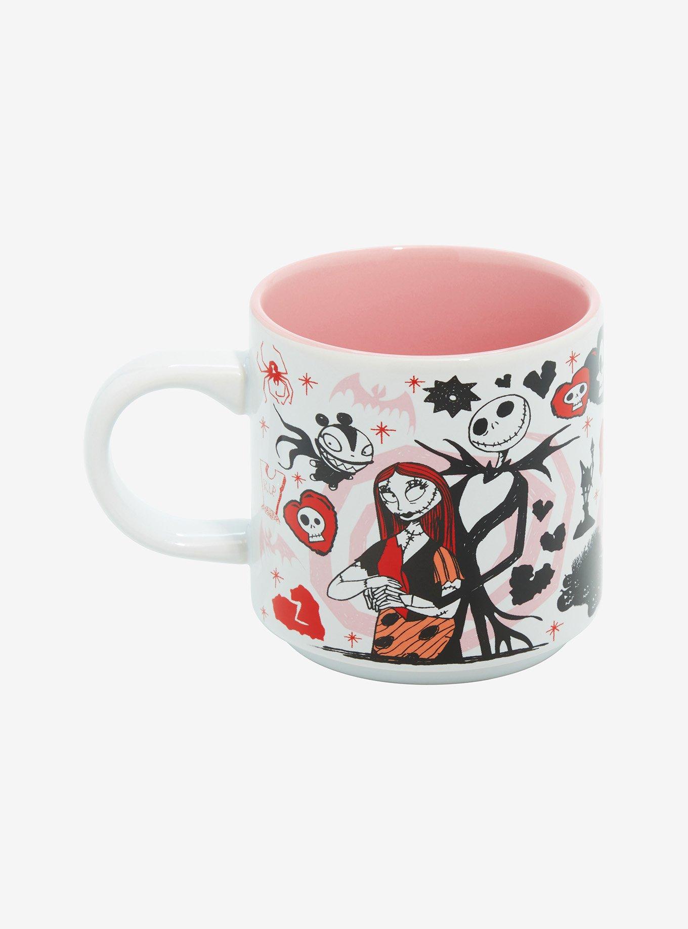 Disney The Nightmare Before Christmas Jack & Sally Valentine's Day Mug, , hi-res