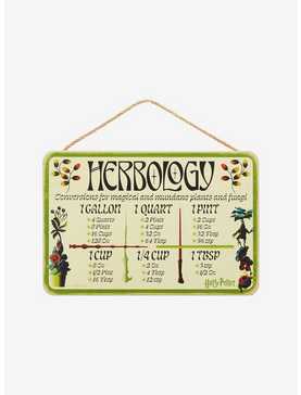 Harry Potter Herbology Measuring Conversion Chart Wall Sign — BoxLunch Exclusive, , hi-res