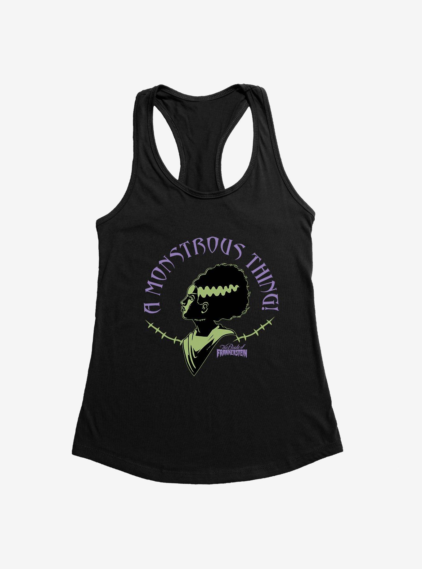 Bride Of Frankenstein A Monstrous Thing Girls Tank, BLACK, hi-res