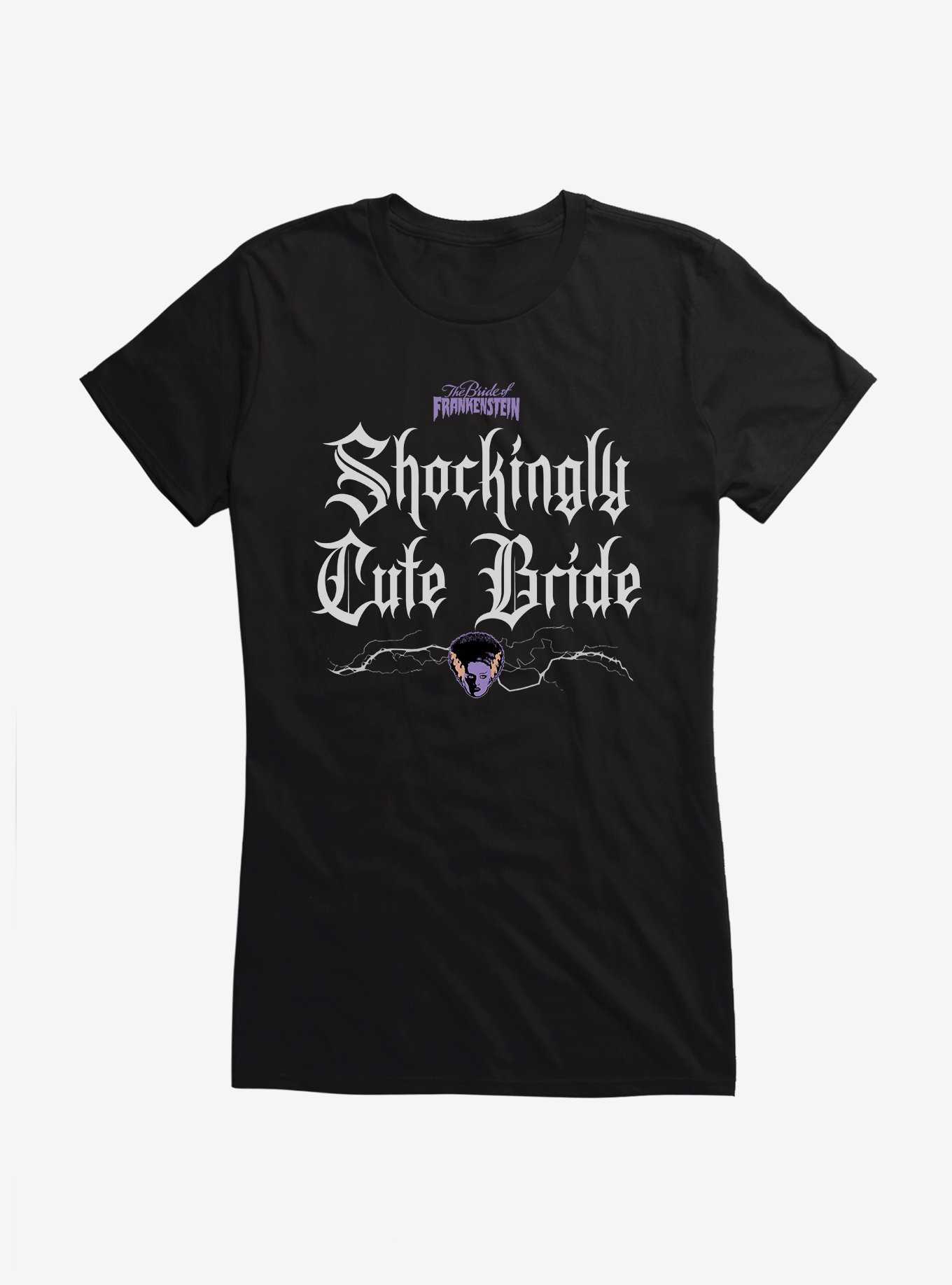 Bride Of Frankenstein Shockingly Cute Bride Girls T-Shirt, , hi-res