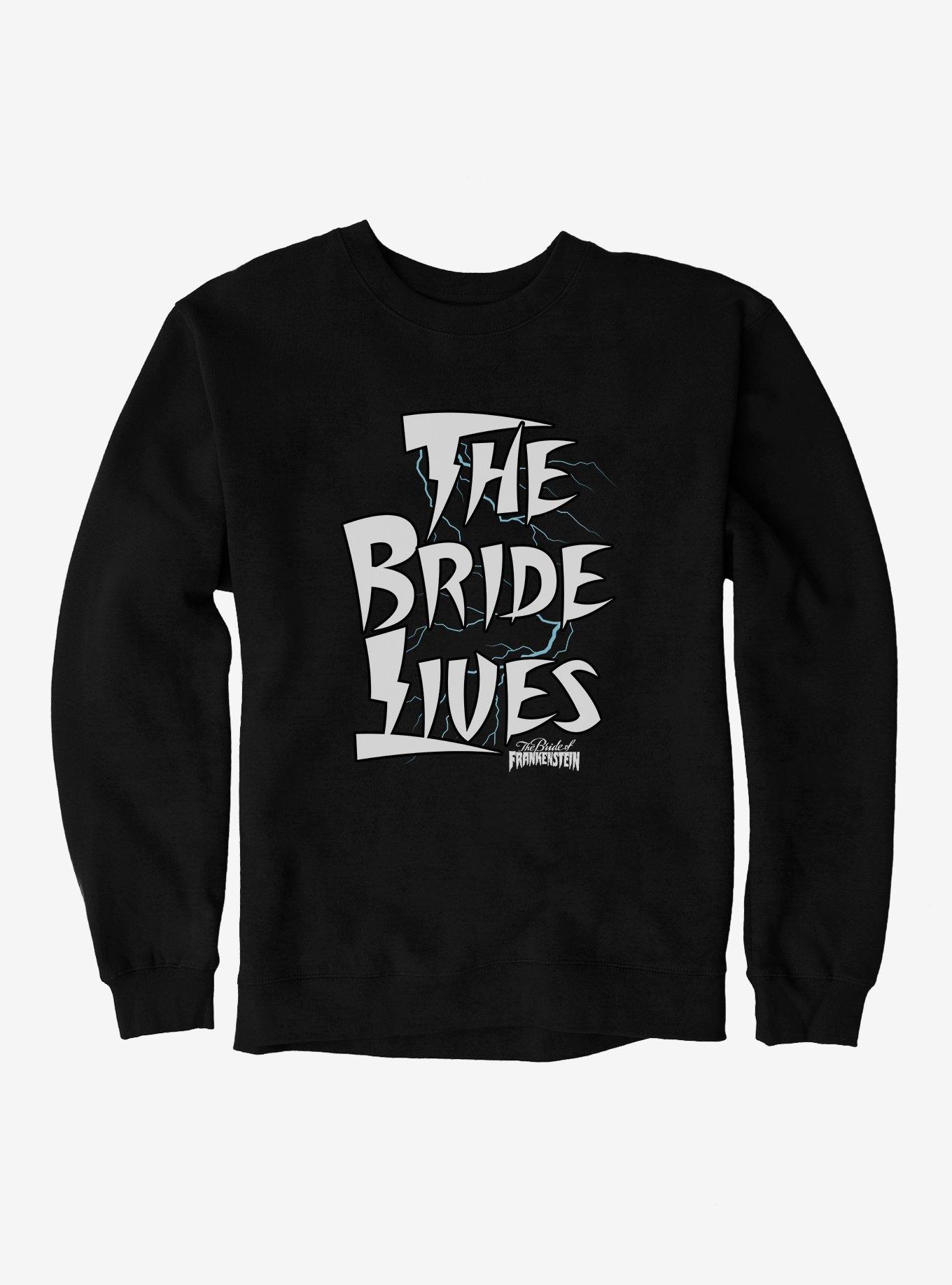 Bride Of Frankenstein The Bride Lives Sweatshirt, , hi-res