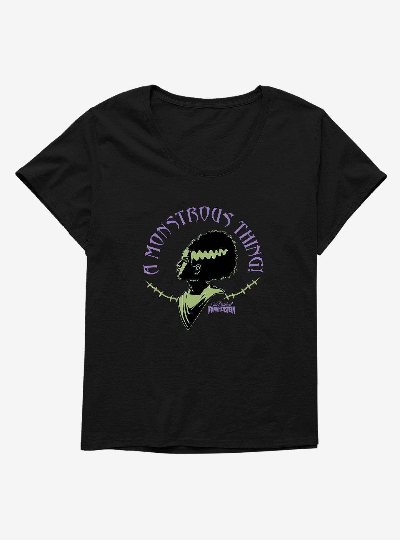 Bride Of Frankenstein A Monstrous Thing Girls T-Shirt Plus Size, , hi-res