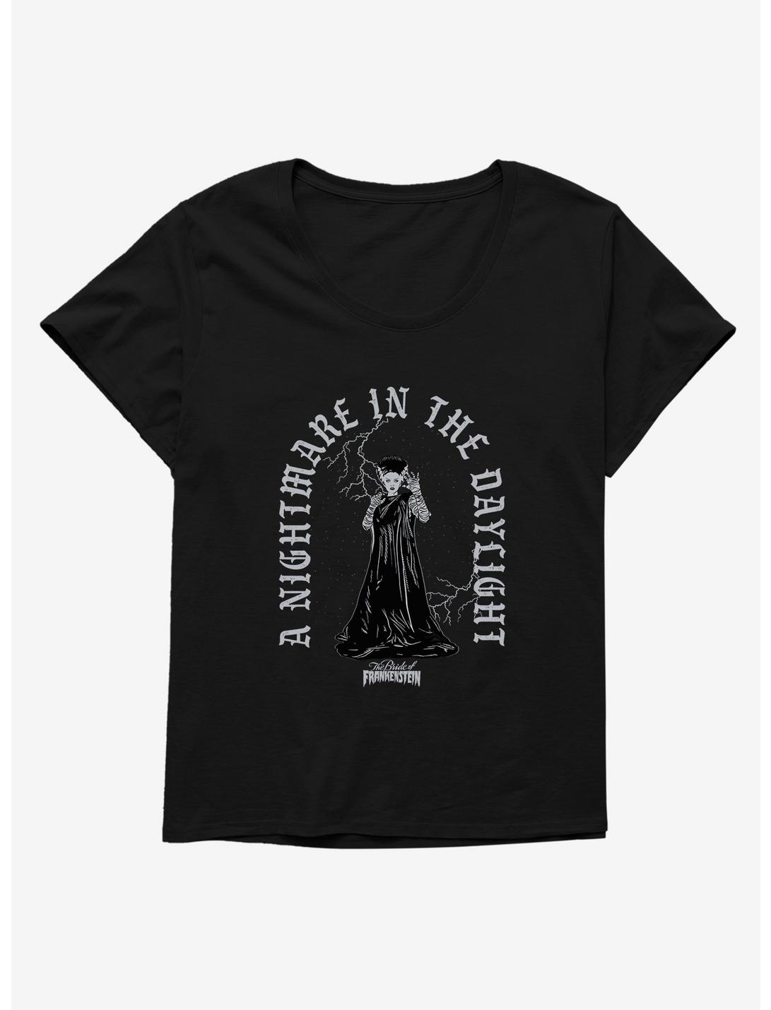 Bride Of Frankenstein Nightmare In Daylight Girls T-Shirt Plus Size, BLACK, hi-res