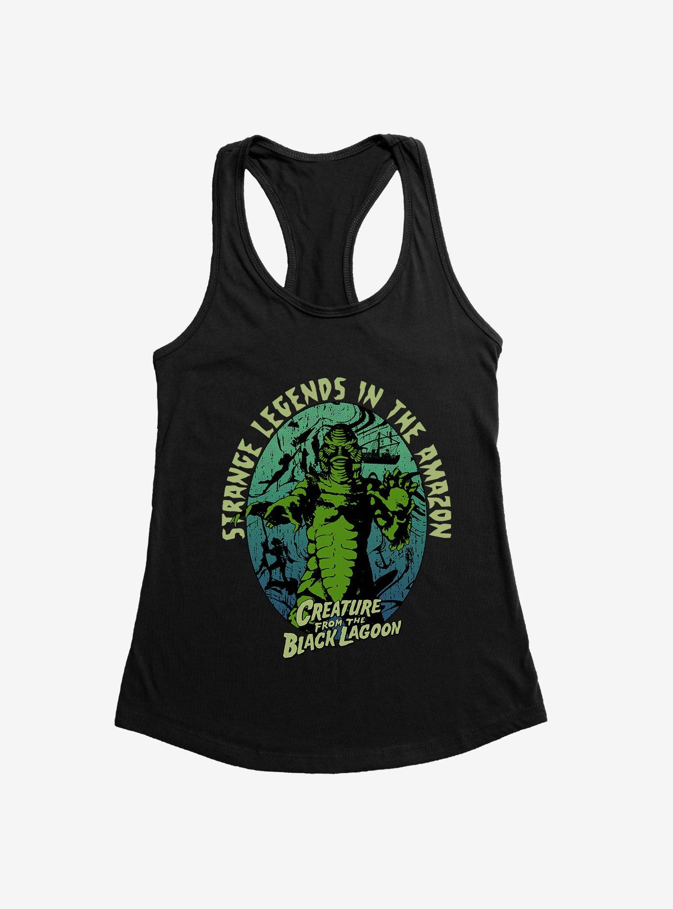 Creature From The Black Lagoon Strange Legends Girls Tank, BLACK, hi-res