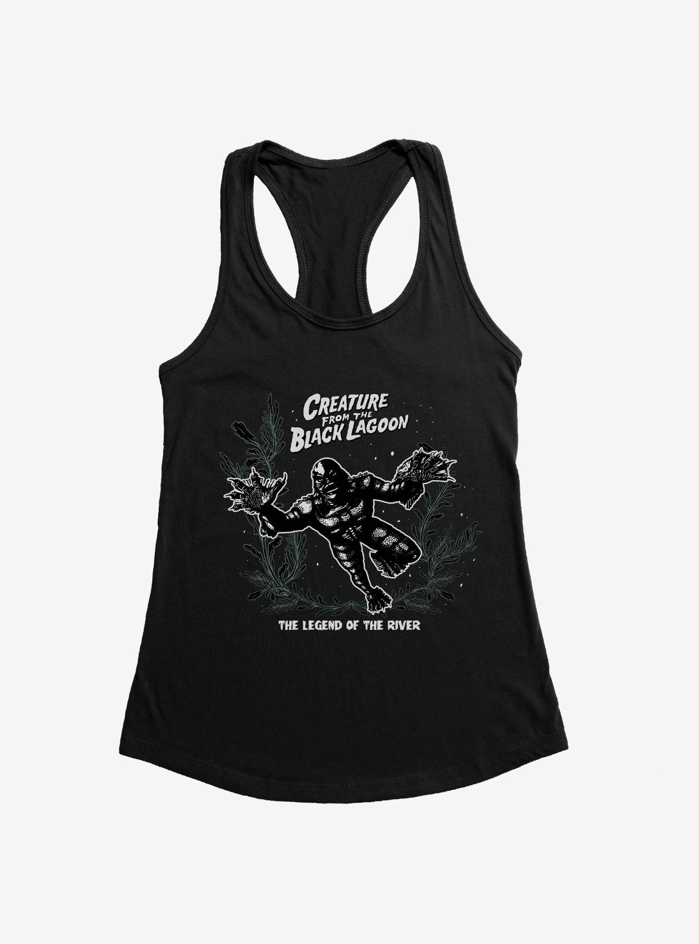 Creature From The Black Lagoon Legend Of The River Girls Tank, BLACK, hi-res