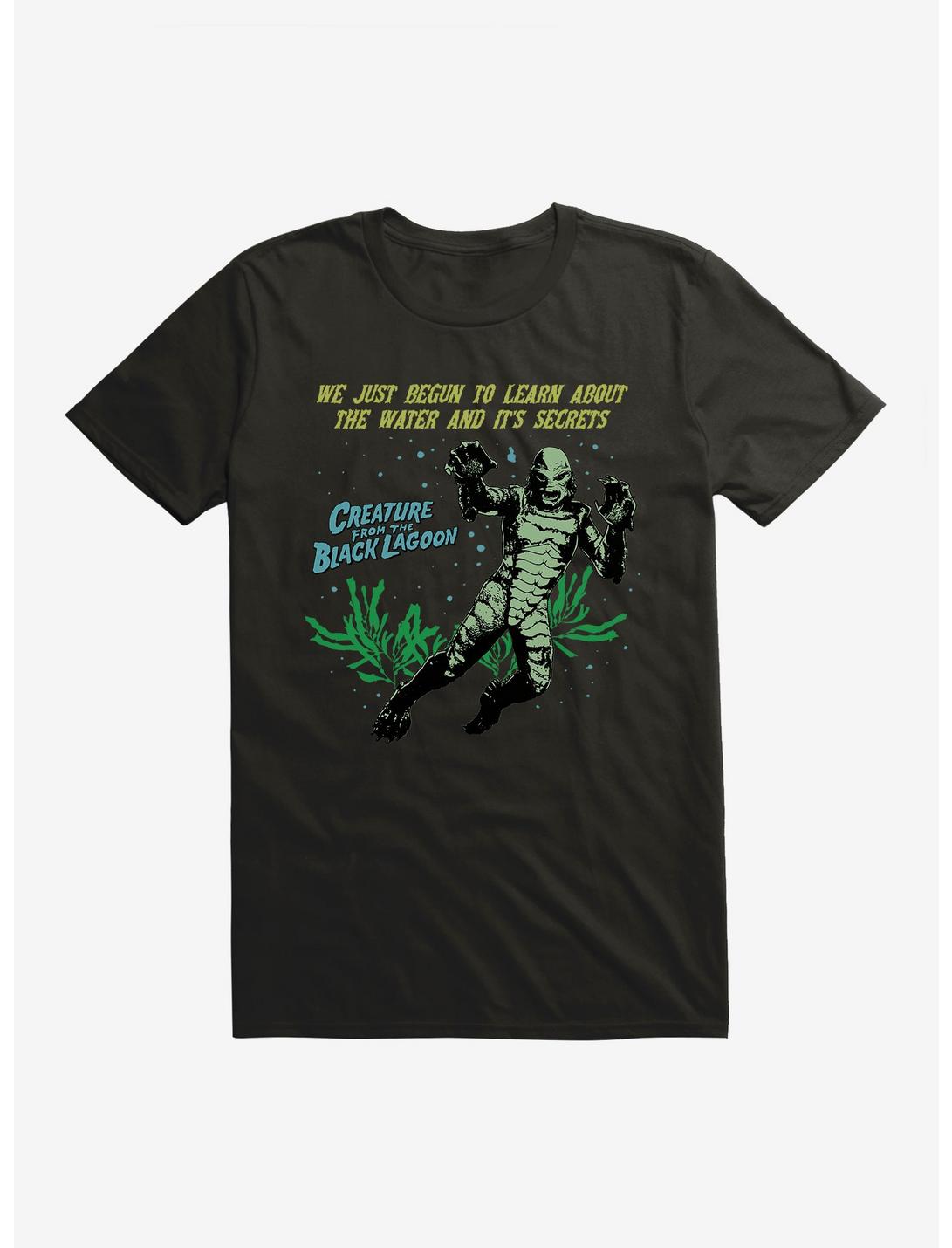 Creature From The Black Lagoon Water And It's Secrets T-Shirt, BLACK, hi-res