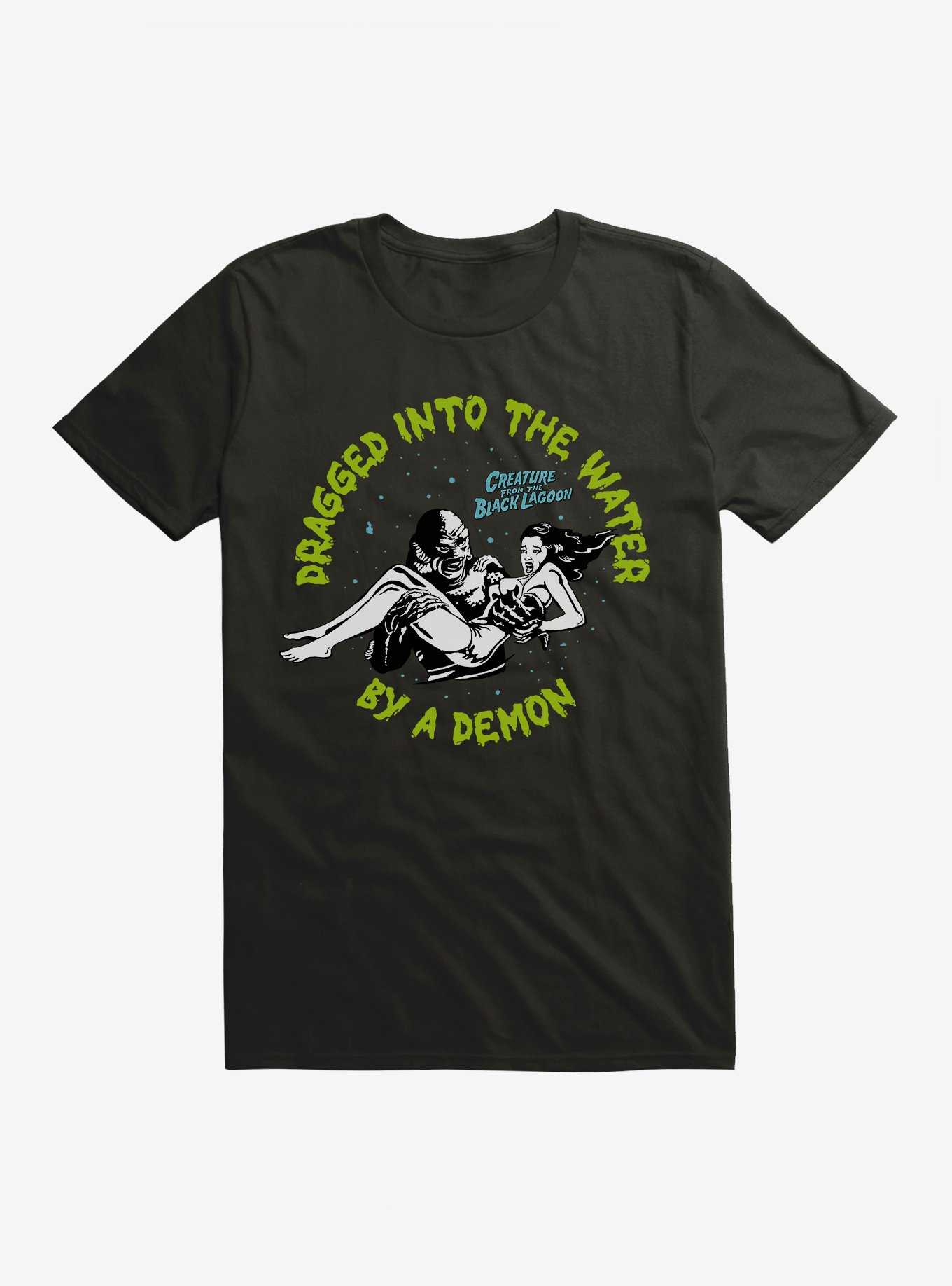 Creature From The Black Lagoon Dragged Into The Water T-Shirt, , hi-res