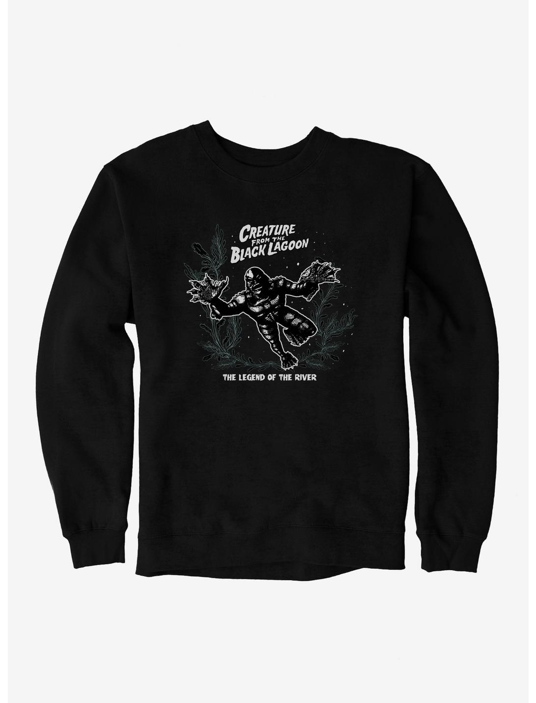Creature From The Black Lagoon Legend Of The River Sweatshirt, BLACK, hi-res