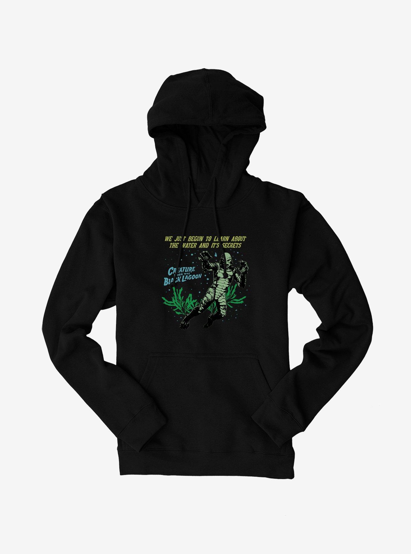 Creature From The Black Lagoon Water And It's Secrets Hoodie, BLACK, hi-res