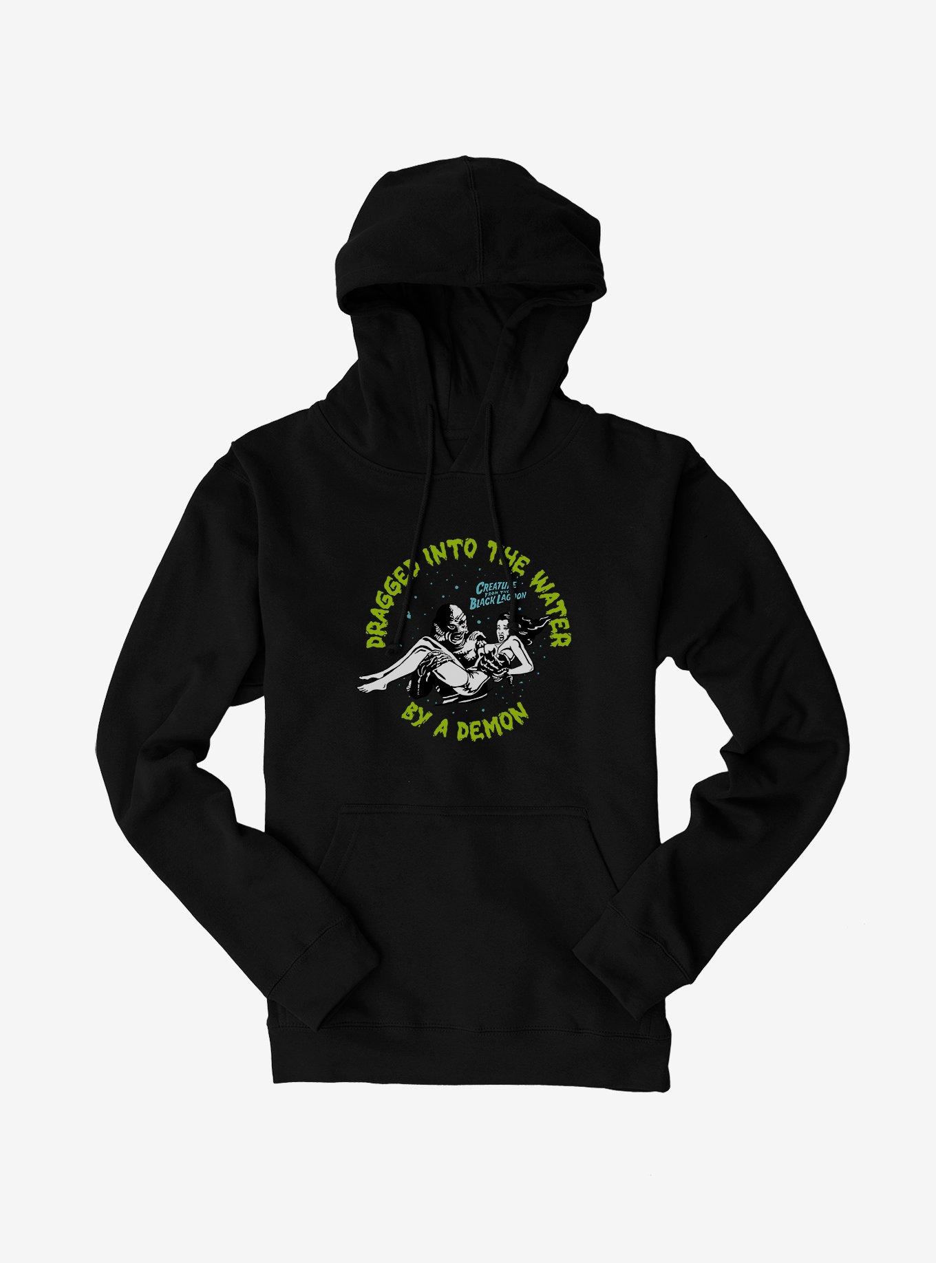 Creature From The Black Lagoon Dragged Into The Water Hoodie, , hi-res