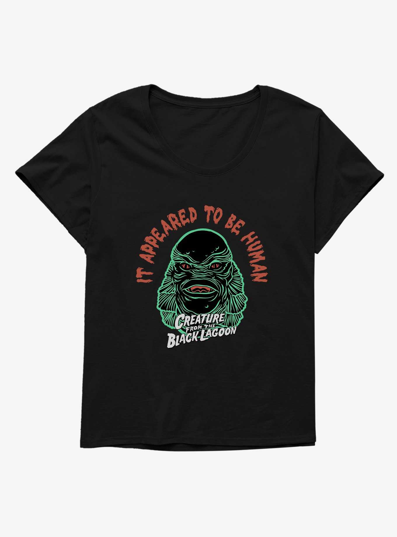 Creature From The Black Lagoon It Appeared To Be Human Girls T-Shirt Plus Size, , hi-res
