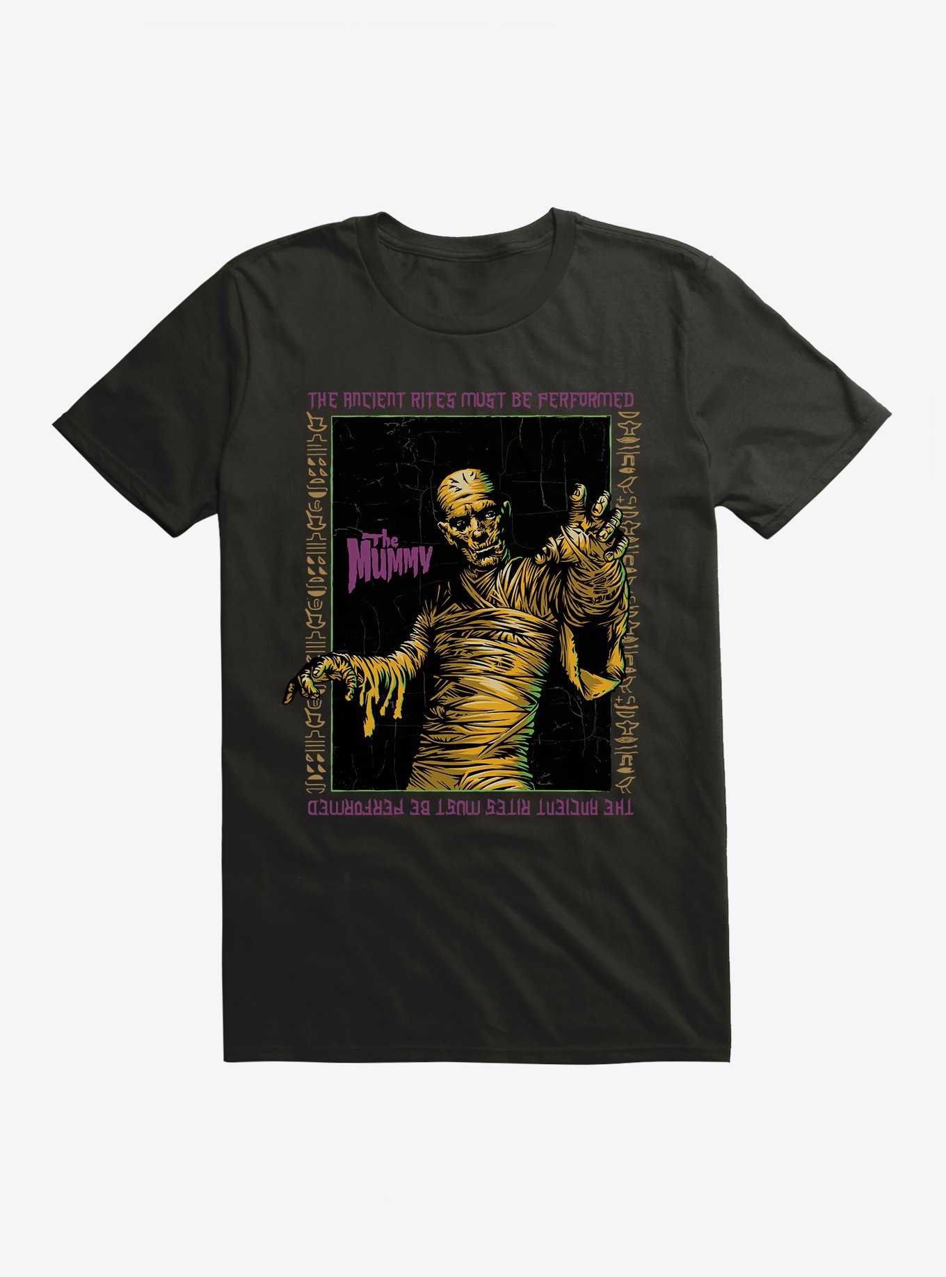 Universal Monsters The Mummy Anncient Rites Must Be Performed T-Shirt, , hi-res