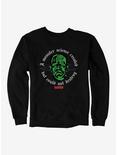 Universal Monsters Frankenstein A Monster Science Sweatshirt, BLACK, hi-res