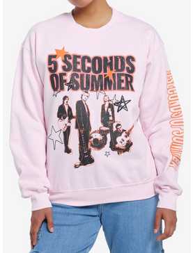 5 Seconds Of Summer Pink Girls Sweatshirt, , hi-res