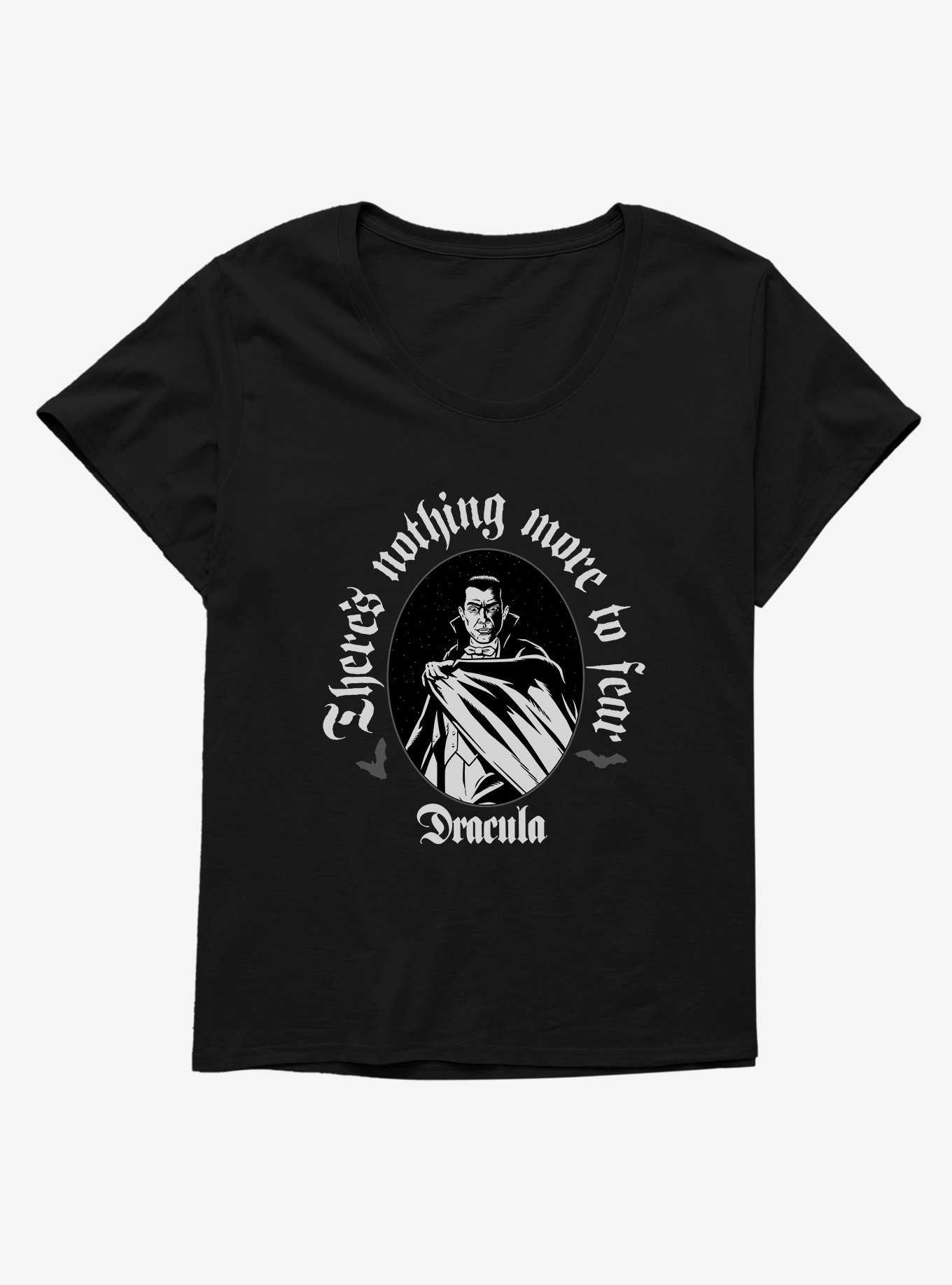 Universal Monsters Dracula There's Nothing More To Fear Girls T-Shirt Plus Size, , hi-res