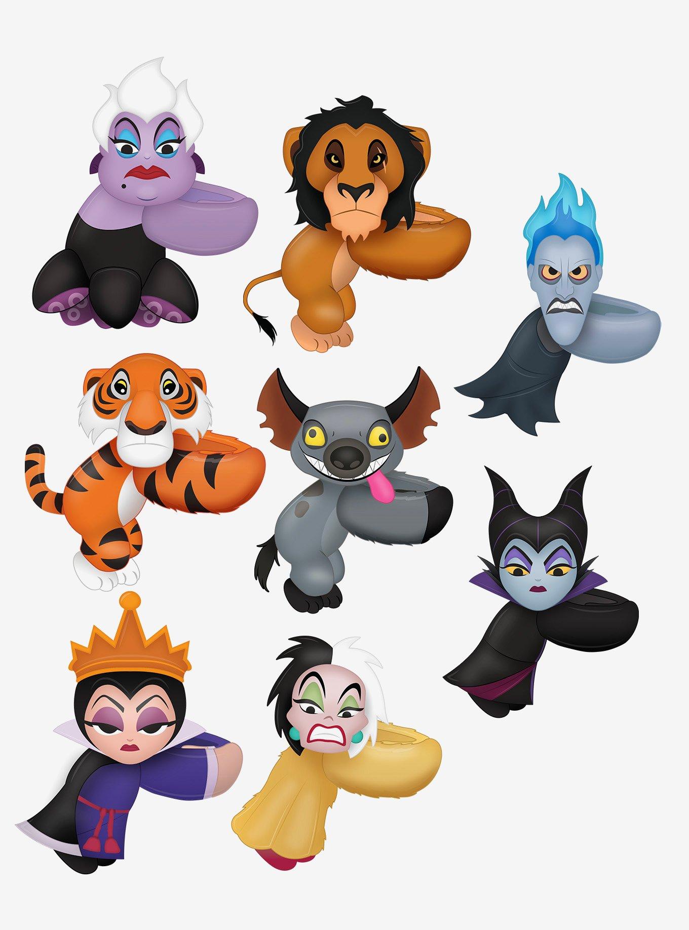 Cutie Cuff Disney Villains Blind Box Character Slap Band, , hi-res