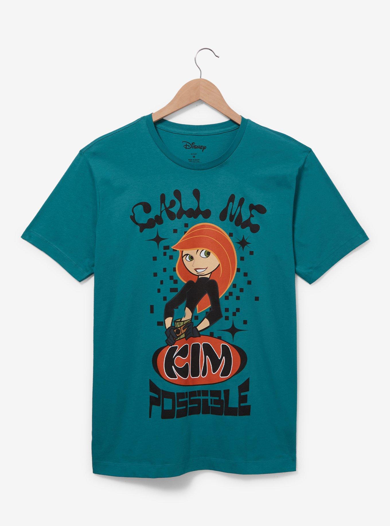 Disney Kim Possible Call Me T-Shirt - BoxLunch Exclusive, BLUE, hi-res