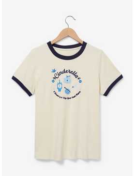 Her Universe Disney Cinderella Icons Ringer Women's T-Shirt - BoxLunch Exclusive, , hi-res