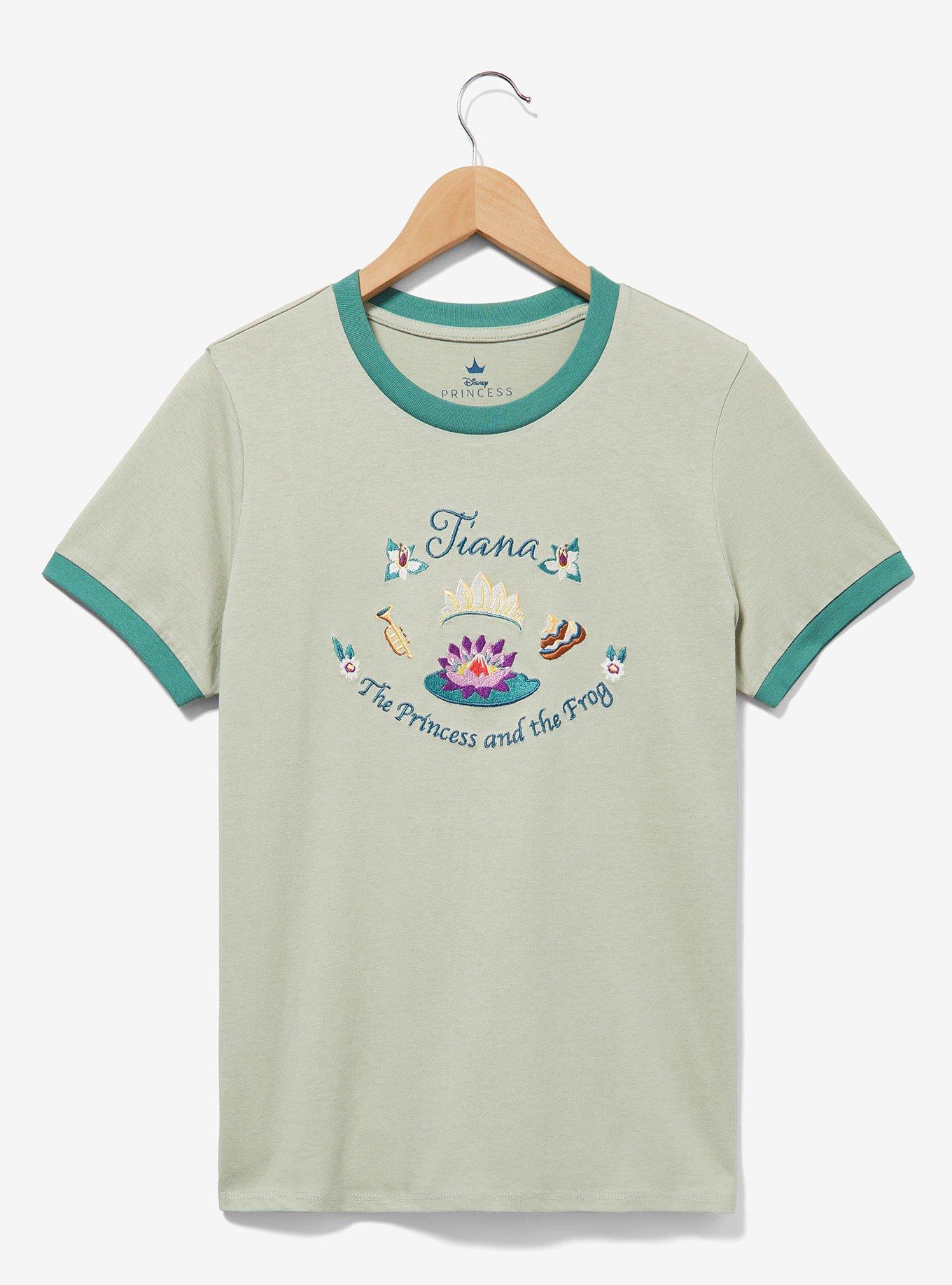 Disney The Princess and the Frog Tiana Icons Women's Ringer T-Shirt — BoxLunch Exclusive, , hi-res