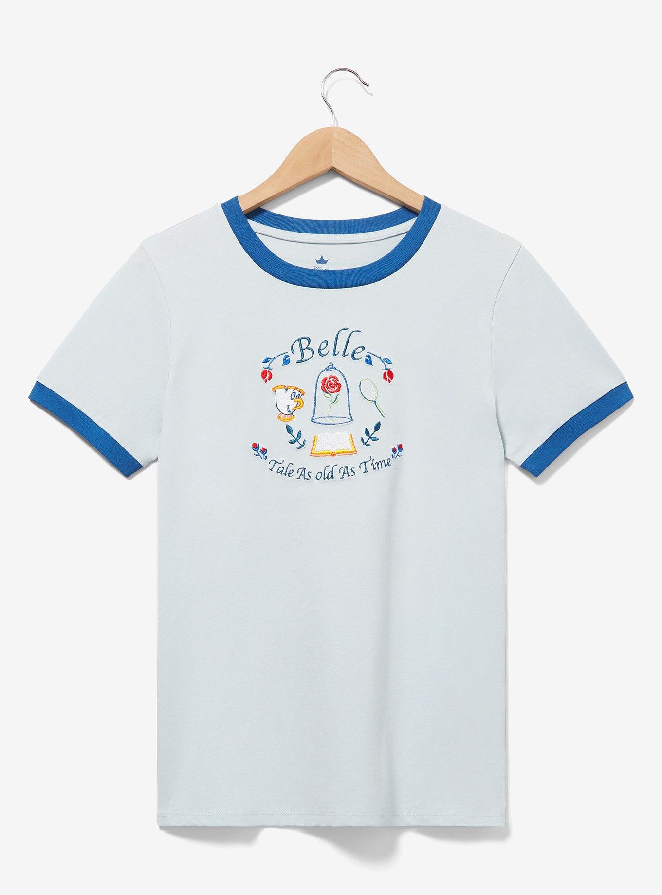 Disney Beauty & the Beast Belle Icons Women's Ringer T-Shirt — BoxLunch Exclusive