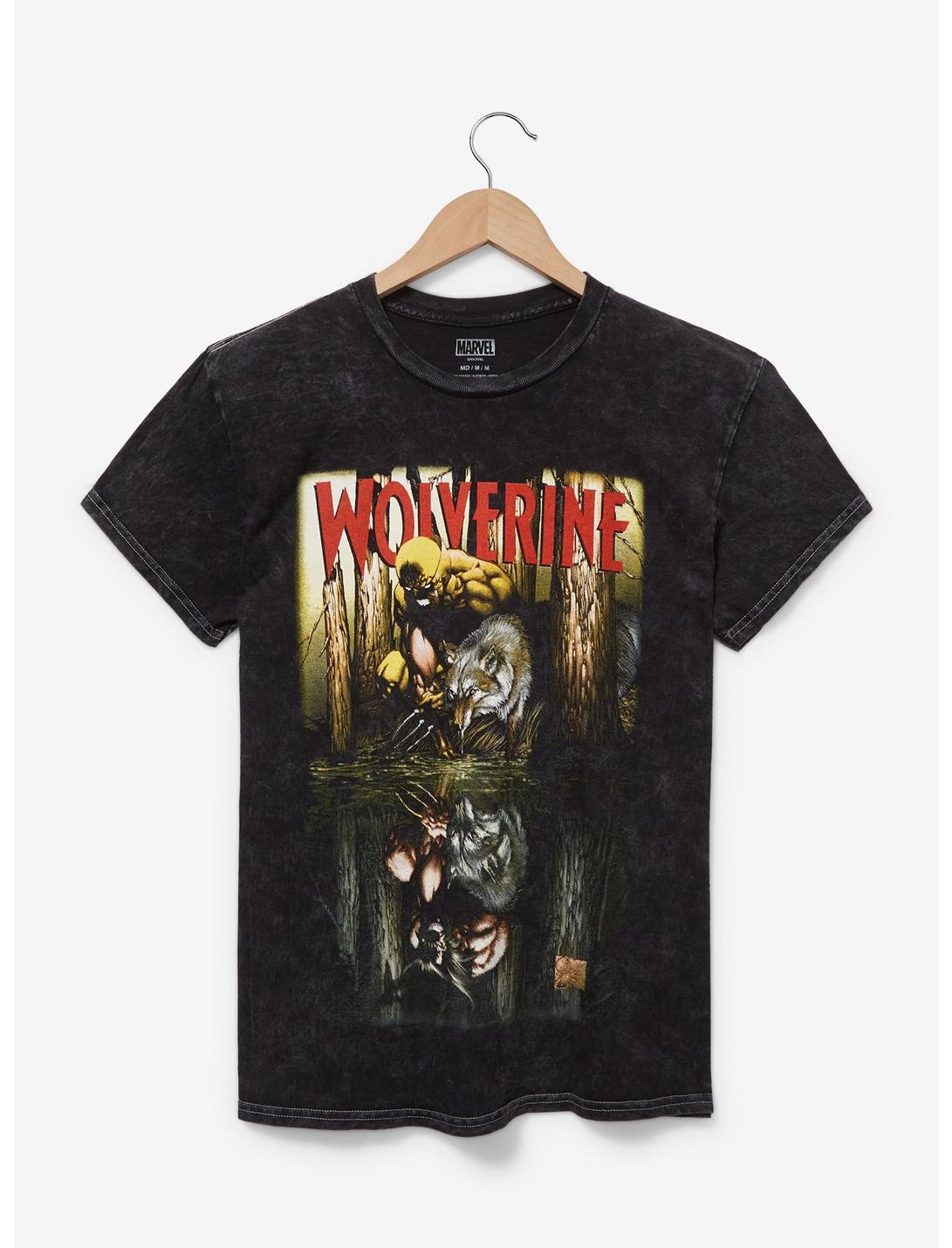 Marvel X-Men Wolverine Woods Portrait T-Shirt, BLACK, hi-res