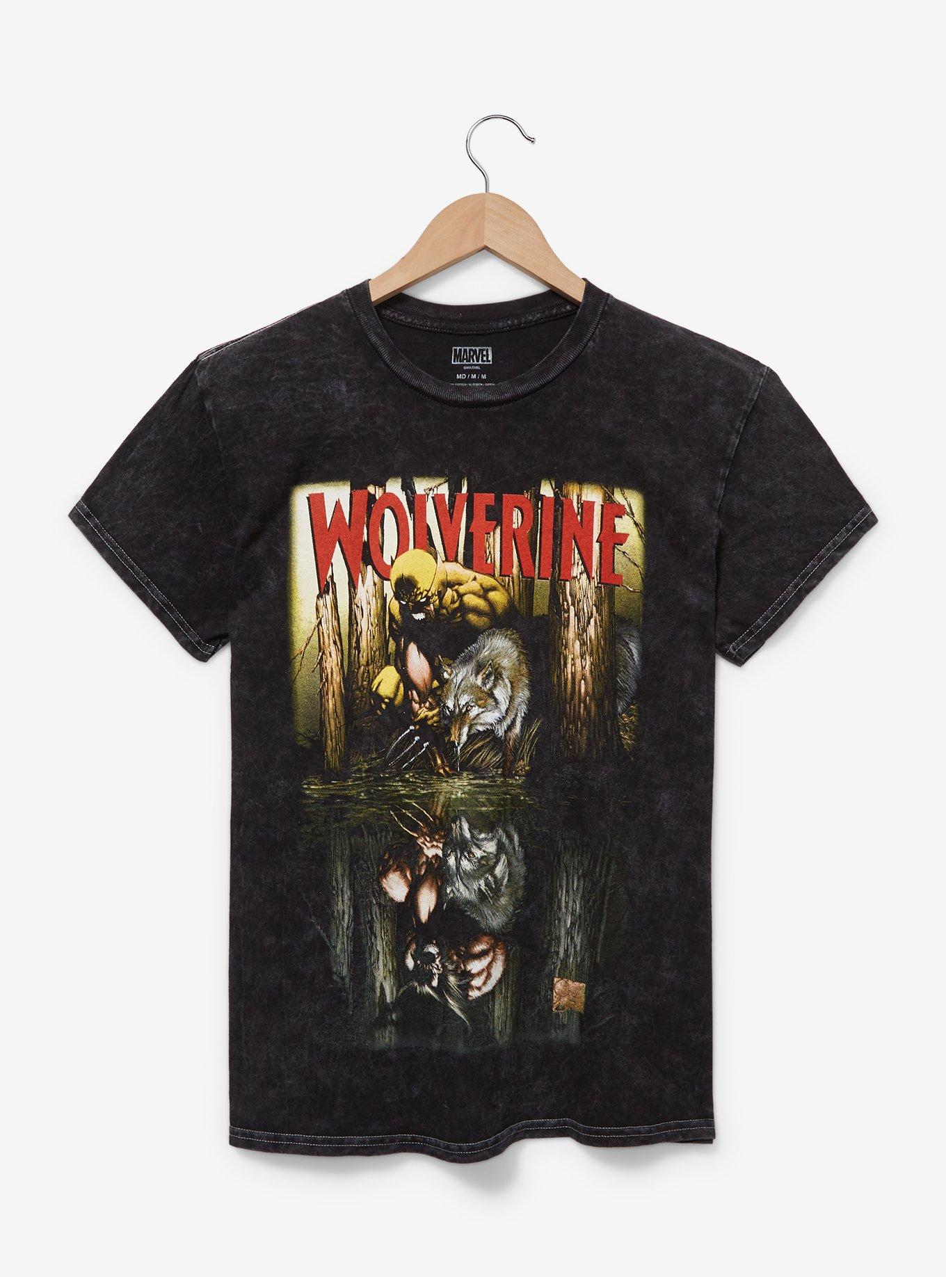 Marvel X-Men Wolverine Woods Portrait T-Shirt, BLACK, hi-res