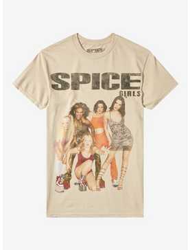 Spice Girls Faux Distressed Group Photo Boyfriend Fit Girls T-Shirt, , hi-res