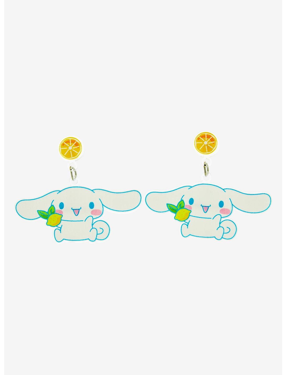 Sanrio Cinnamoroll Lemon Charm Earrings - BoxLunch Exclusive, , hi-res