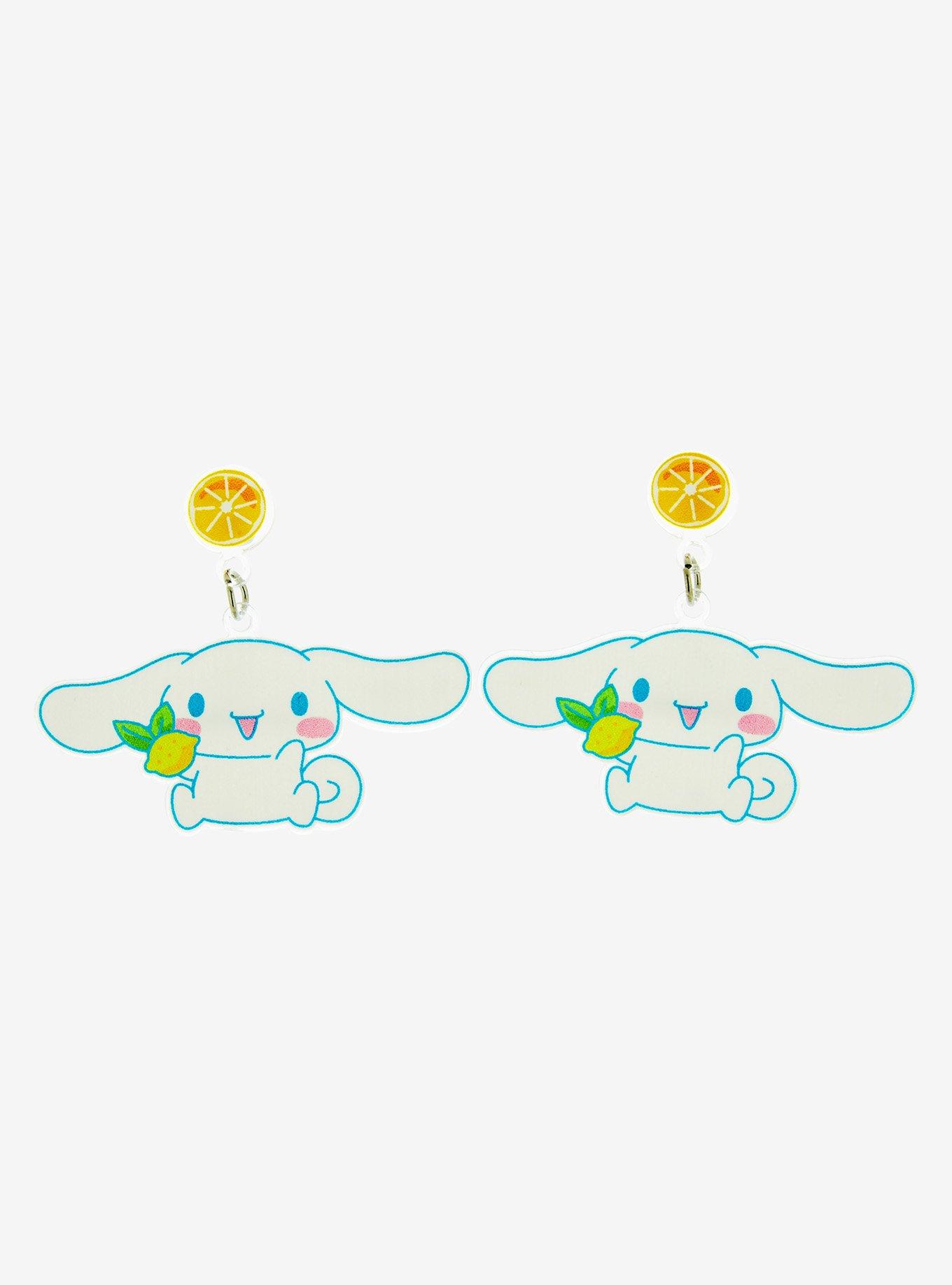 Sanrio Cinnamoroll Lemon Charm Earrings - BoxLunch Exclusive, , hi-res