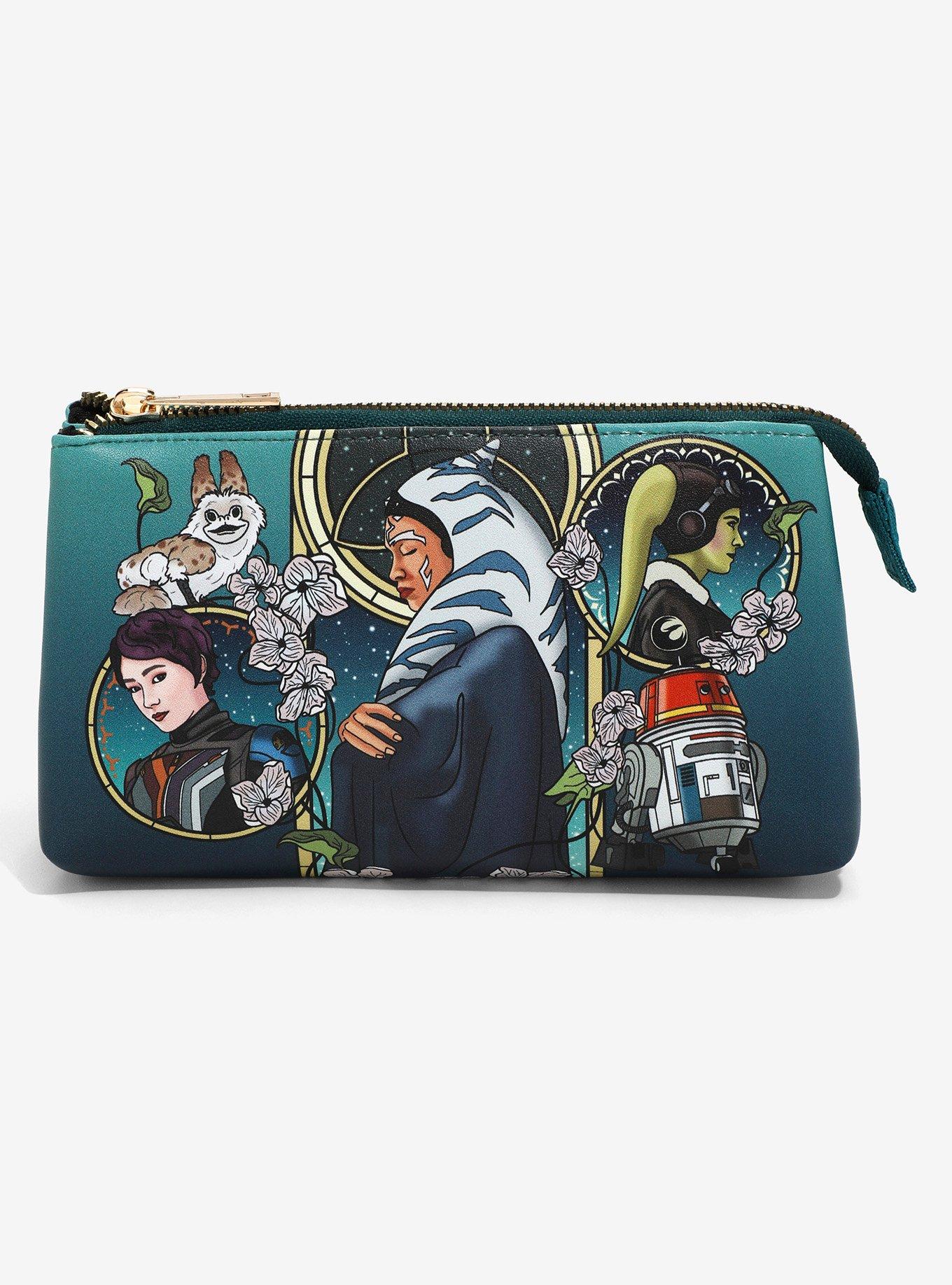 Star Wars Ahsoka Group Portrait Cosmetic Bag - BoxLunch Exclusive, , hi-res