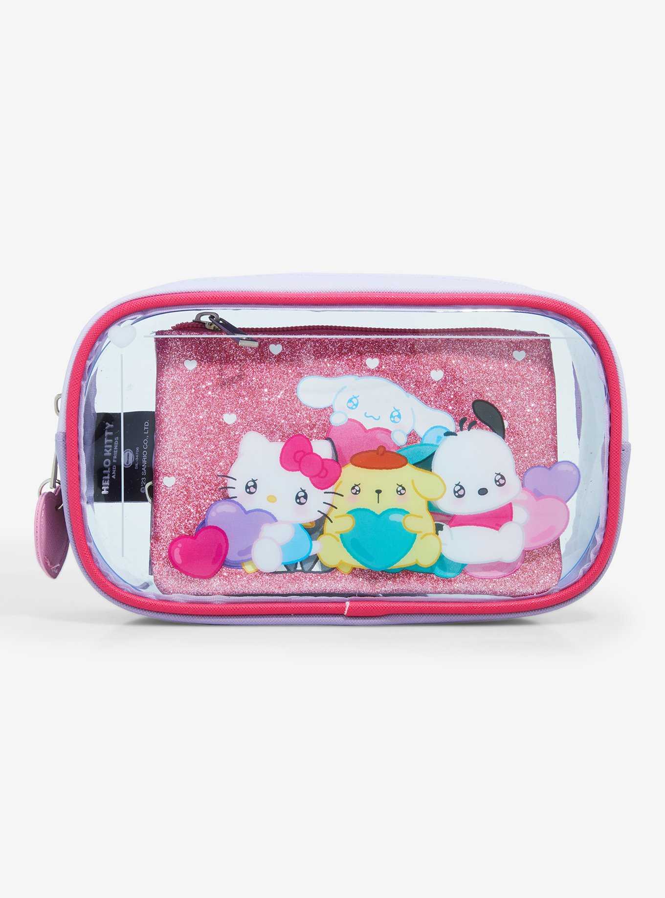 Hello Kitty Kuromi My Melody Little Twin Stars Cinnamoroll Pencil Case  Cosmetic Pouch Pen Bag 2-Side Opening for School Teen Girls Women Inspired  by You.